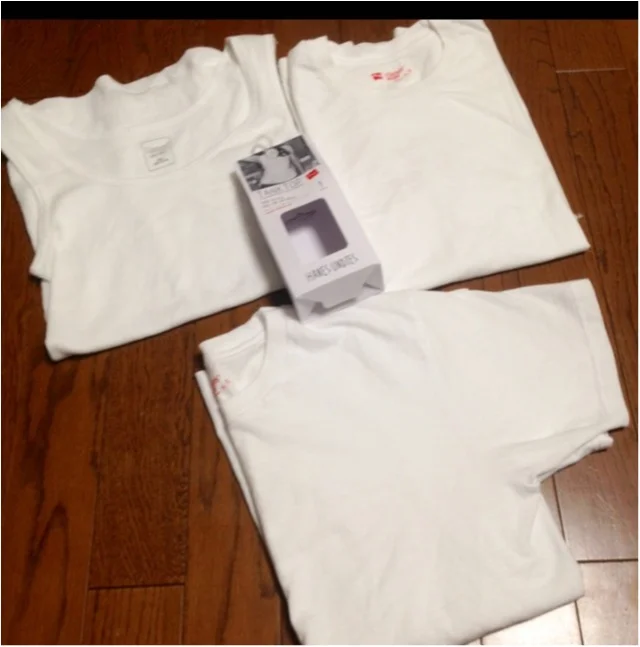 【DIY】人気のHanesTシャツを、自分サイズに♡かつ今年っぽくアレンジ♪( ´θ｀)ノ