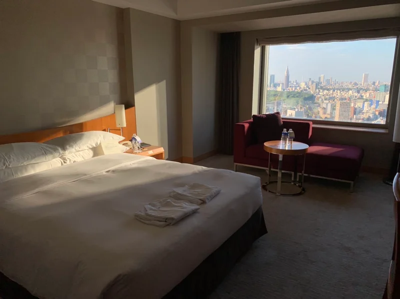 セルリアンタワー東急ホテル　タワーズフロア　景色　部屋　31階　ルームツアー　新宿と渋谷の景色