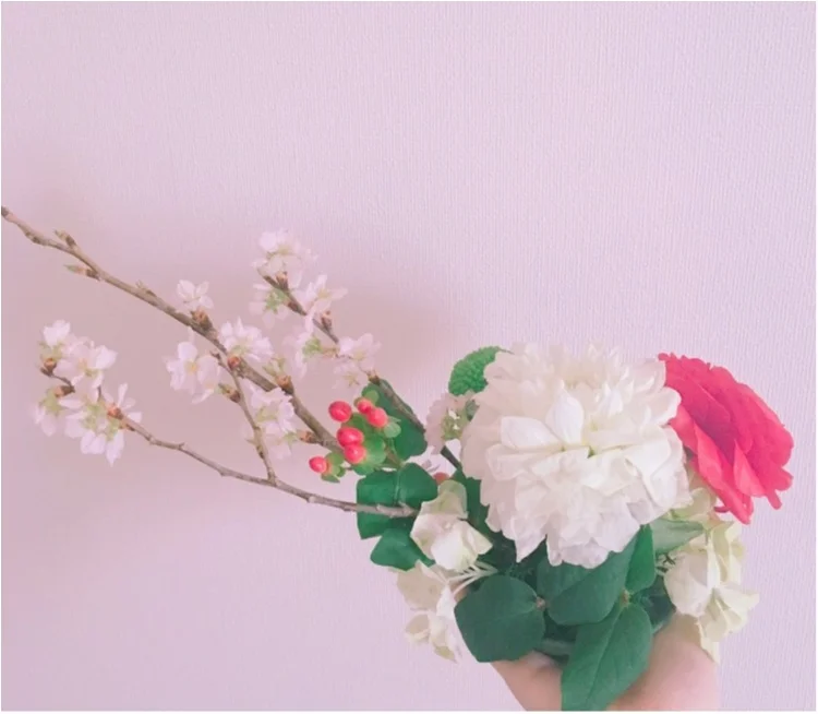 《花のある暮らし♡》春に向けてお家にお花の画像_2
