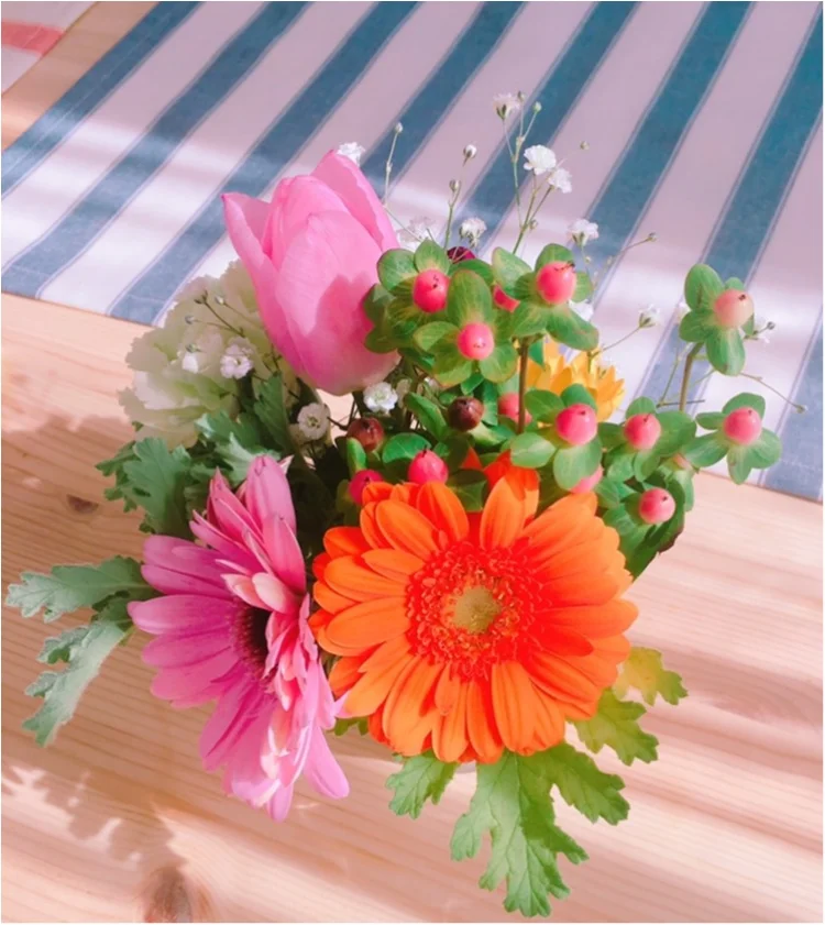 《花のある暮らし♡》春に向けてお家にお花を置いてみませんか♡？
