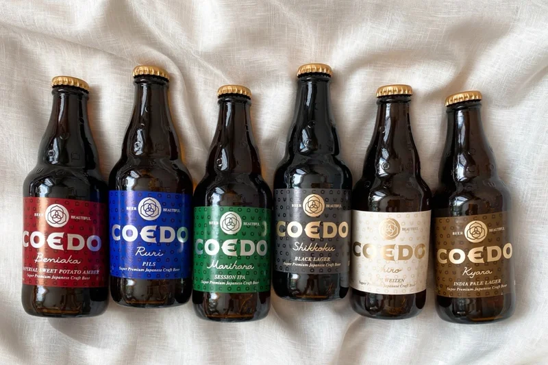 埼玉県川越市発のクラフトビール（地ビール）メーカー『コエド（COEDO）』の瓶
