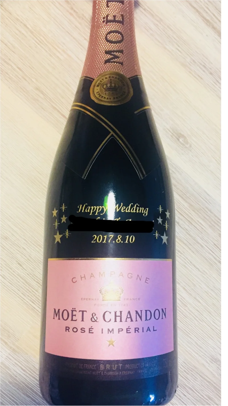自分達だけのシャンパンで新年を迎えました❤︎〜おすすめ結婚祝いはコレだっ☝︎〜