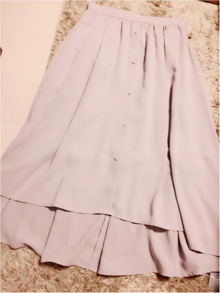 ♡後ろ長めが今年のトレンド！【ViS】のイレヘムデザインスカートがかわいい♡