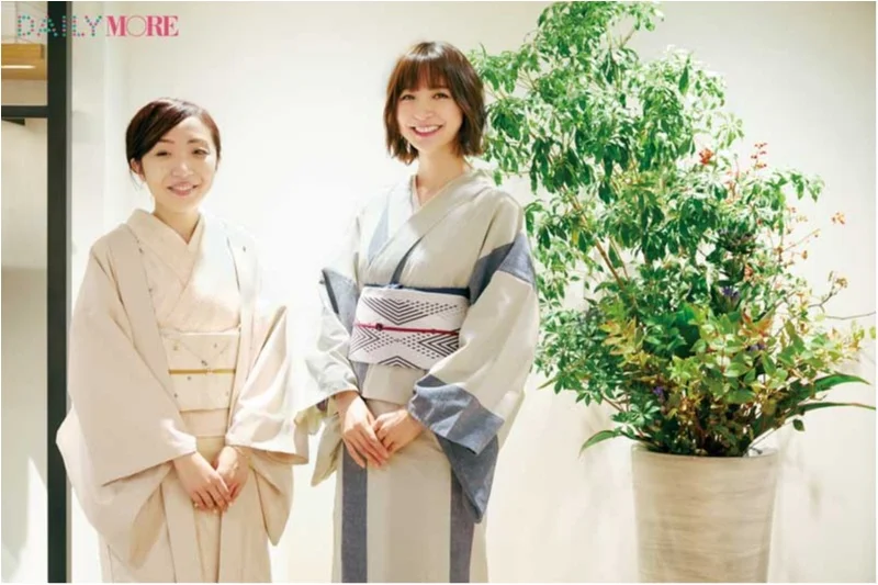 篠田麻里子が体験♡　『THE YARD』の“着物をひとりで着られる”Kimono Lessonへ行こう！【麻里子のナライゴトハジメ】
