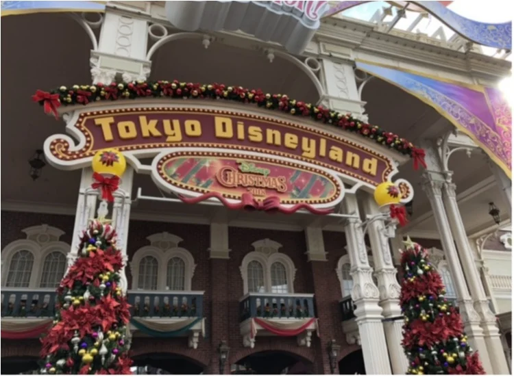 ディズニーランド　フォトスポット　クリスマス　東京ディズニーリゾート