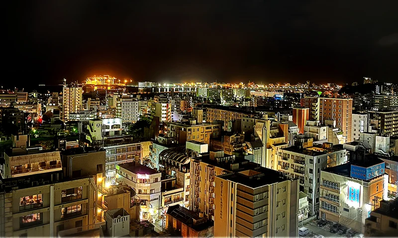 沖縄の夜景