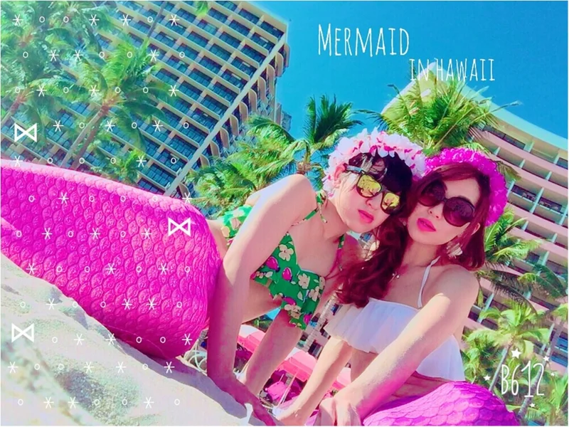 【TRIP】BEACHで視線をひとりじめ?!憧れの人魚姫に♡Mermaid in Hawaii