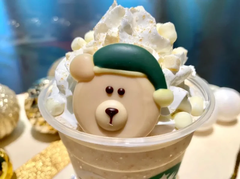 スタバ新作のサンタ ベアリスタ チョコレート