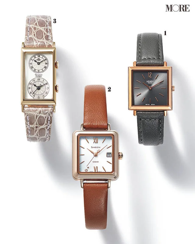 20代女性におすすめのヘンリーロンドンとカシオとロゼモンの腕時計