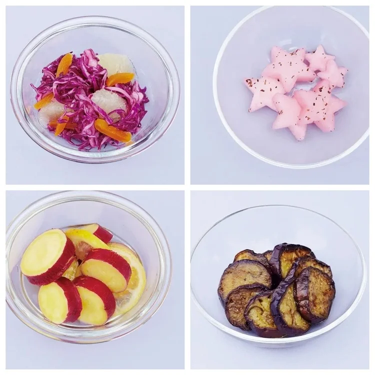 【作り置きお弁当レシピ】紫のおかず４品
