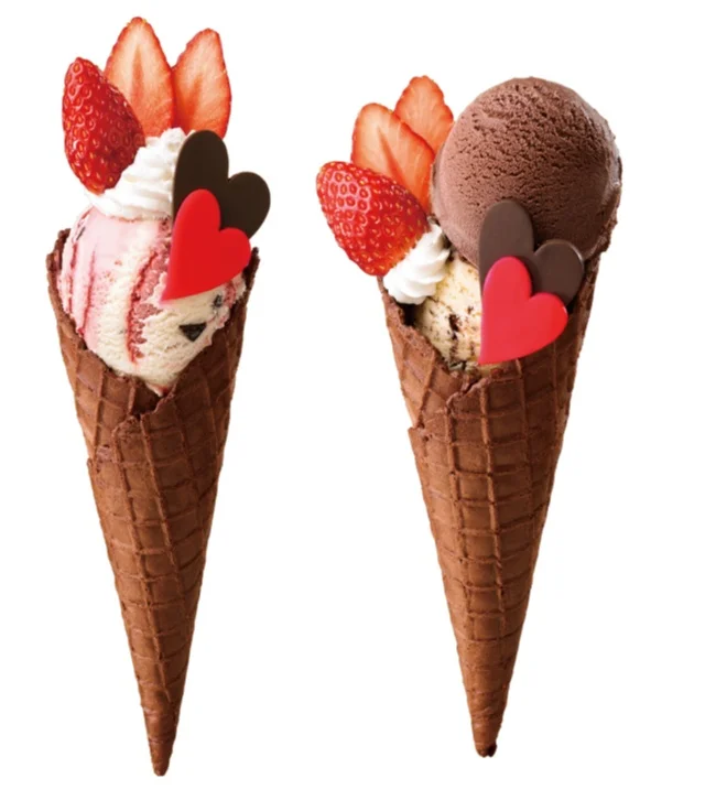 ストロベリーサンデーの季節がやってきた！　『サーティワン アイスクリーム』史上初のココアワッフルも登場♡【3/18（日）までの期間限定！】