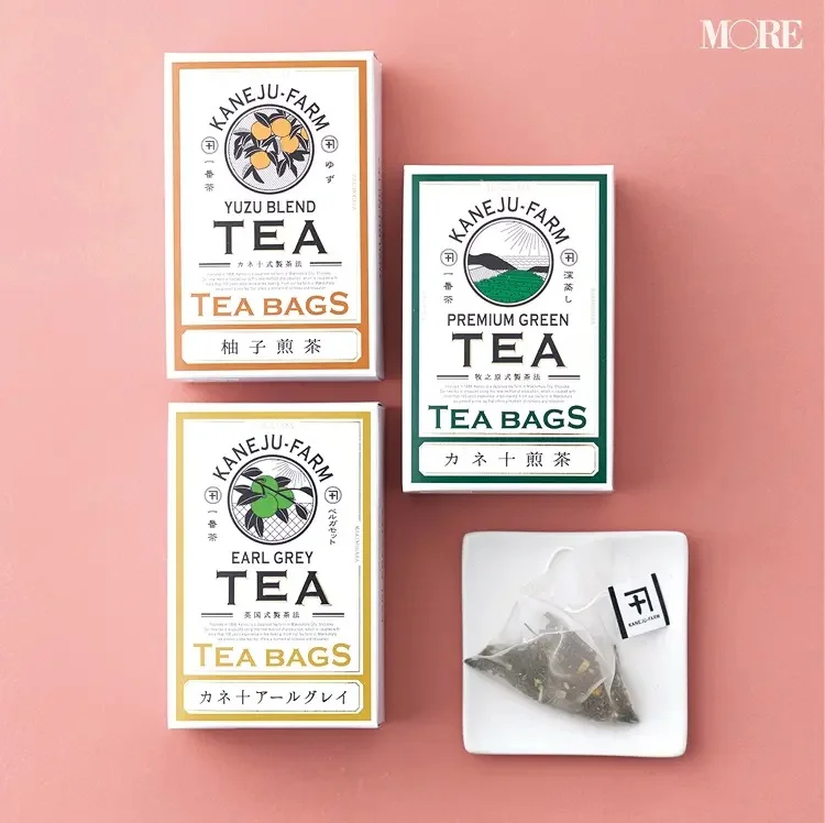カネ十農園の煎茶3種