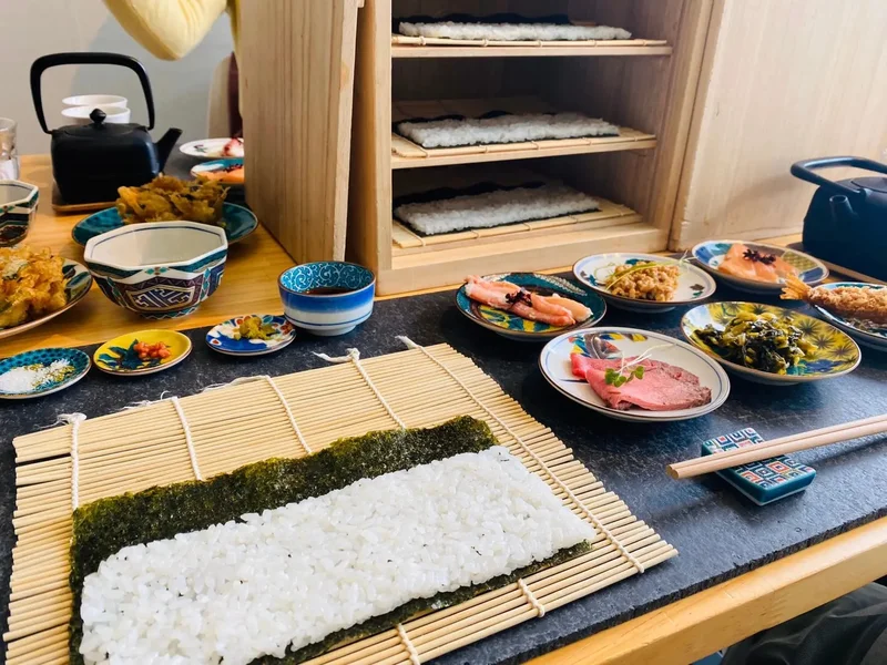「細巻き寿司」の体験