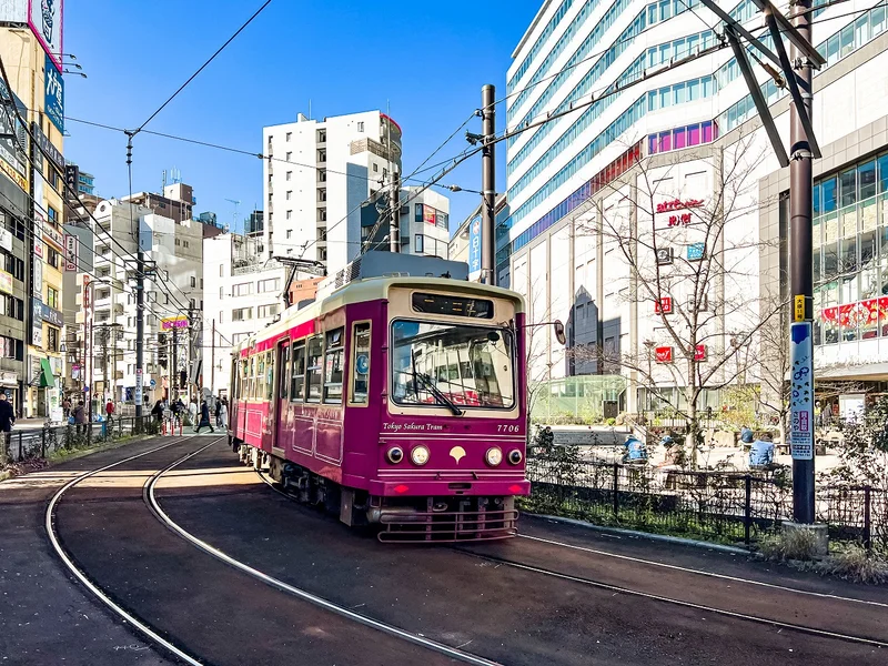 東京で唯一の都電「東京さくらトラム（都電荒川線）」