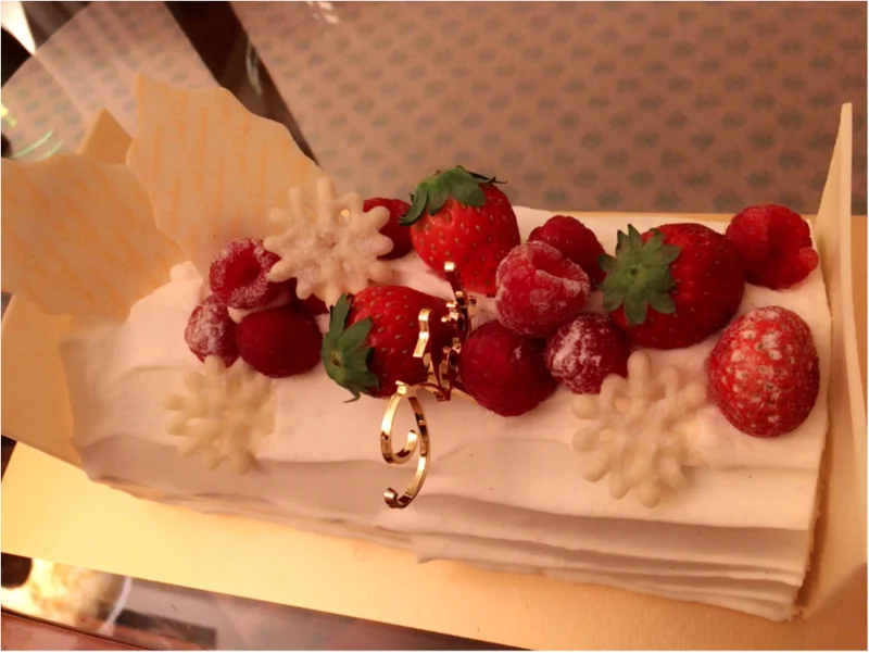 今年のクリスマスケーキ♡ロブションだよ(*´꒳`*)