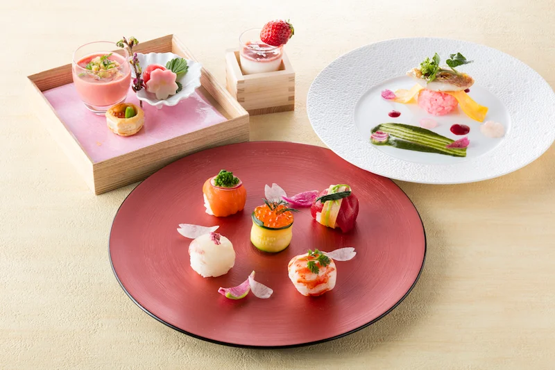 春ランチは『ヒルトン東京』で！　桜満開の寿司ランチがかわいすぎる♡