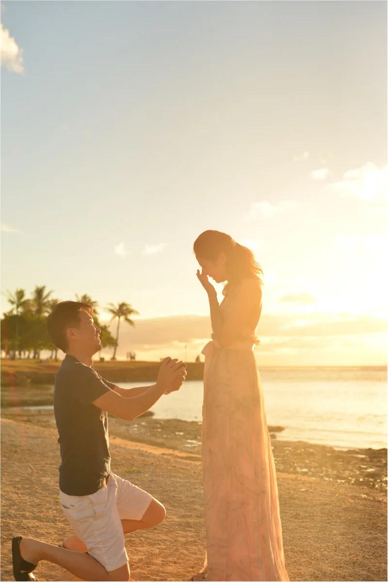 ハワイ旅行でサプライズプロポーズしてもらいました♡ 