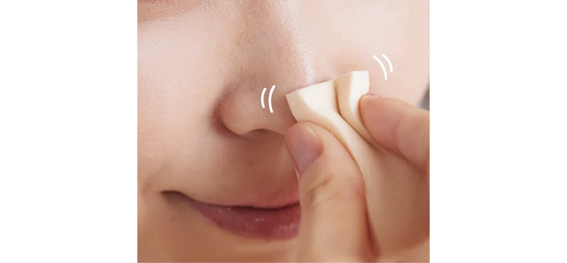 いちご鼻を自然にカバーしたい　メイク方法