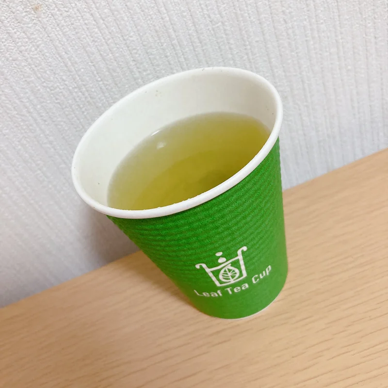 leaf tea cup
