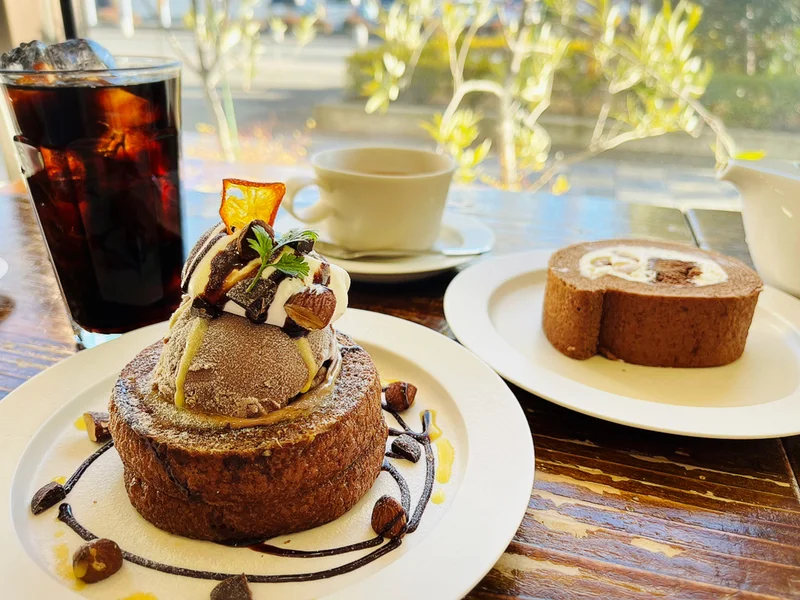 【#静岡】バウムクーヘンの創作ケーキがおしゃれなカフェ♡土日限定のバウムのフレンチトーストがびっくり美味しい(๑>◡<๑)