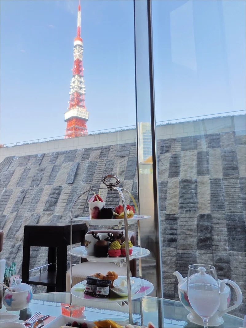 東京タワーを近くに眺めながらゆっくりできるアフタヌーンティー【ザ・プリンス パークタワー東京】