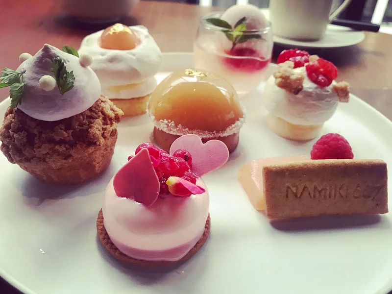 【夏のお疲れ肌にぴったり！】《東京・銀座 NAMIKI667》桃のケーキセットがおすすめ♡