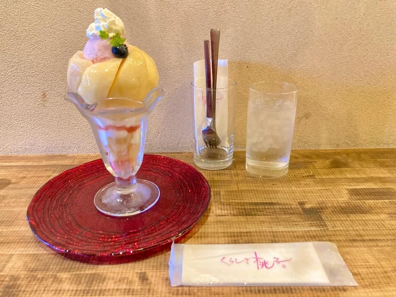【女子1人旅♡】桃パフェ食べに岡山まで行ってきた！
