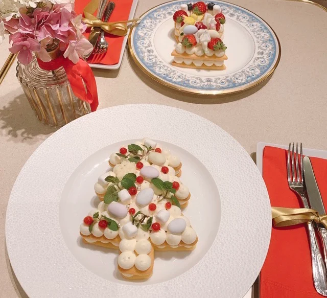 【有楽町カフェ】『ラ・メール・プラール』×marryカフェのクリスマスケーキがかわいすぎる♡
