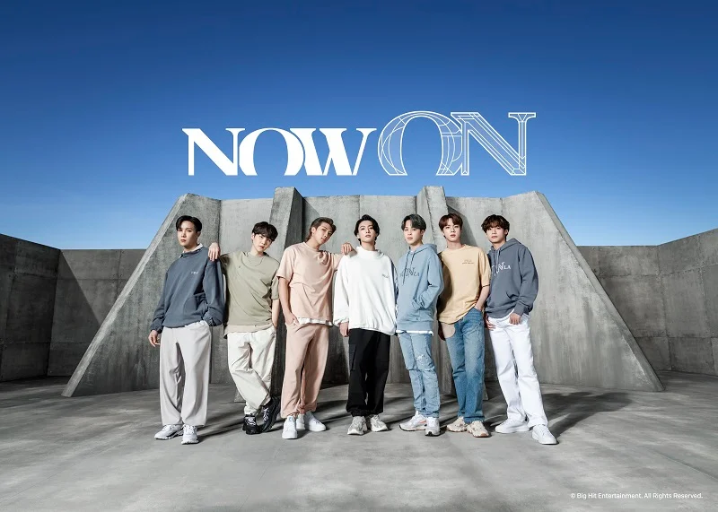 BTS×FILAのコラボ第二弾「Now ON」アイテムを着たメンバーたち