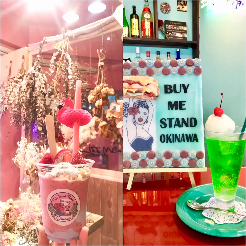 【沖縄女子旅】国際通りのかわいいカフェ♡ おしゃれスムージーと絶品サンドイッチのお店、教えます！