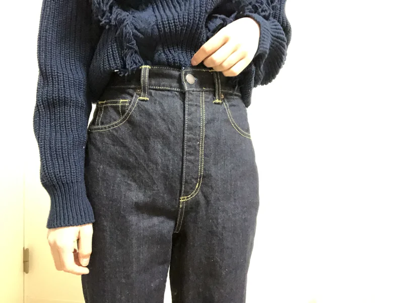 冬の買い足しアイテムに Gu Instagramで話題の ハイウエストストレートジーンズ 早速ゲット Moreインフルエンサーズブログ More