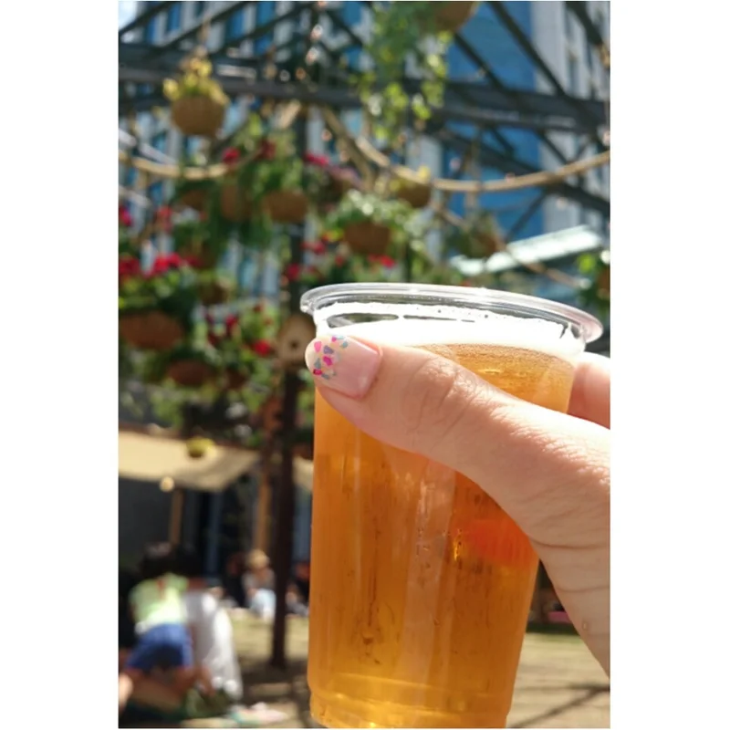 芝生の上でビール♡二子玉川で至福の時間を☺︎︎