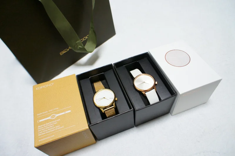 《買ってよかった福袋❤️》【KOMONO】の腕時計が2本で¥11,000でした☻！