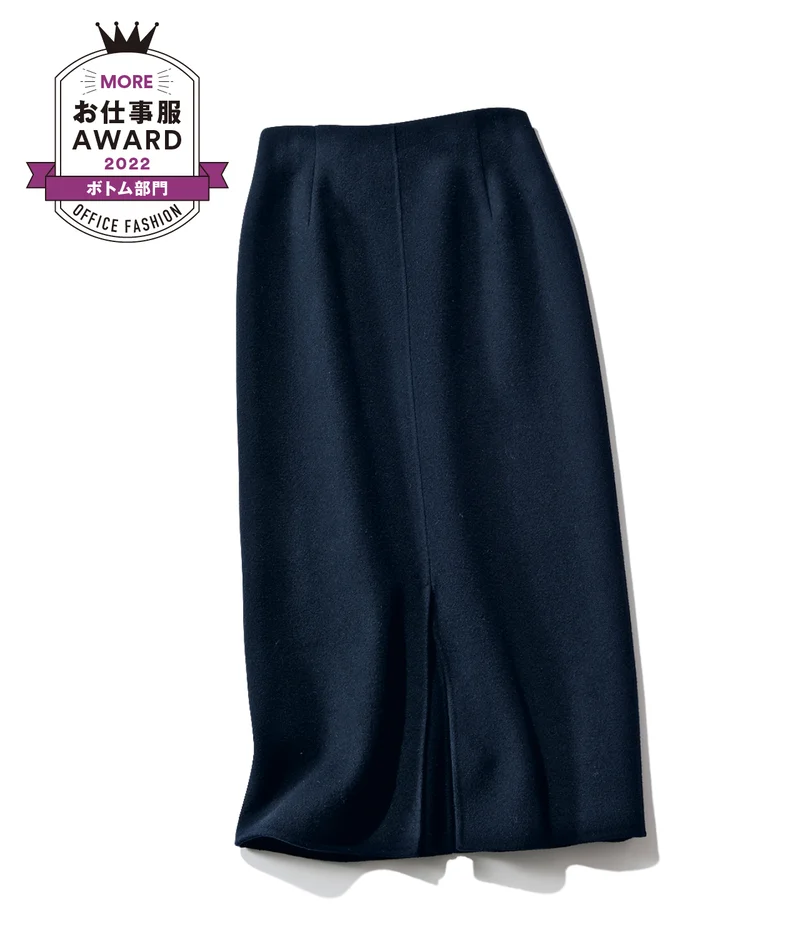 【BEST3】SHIPS （シップス）　SUPER140 バックジップタイトスカート