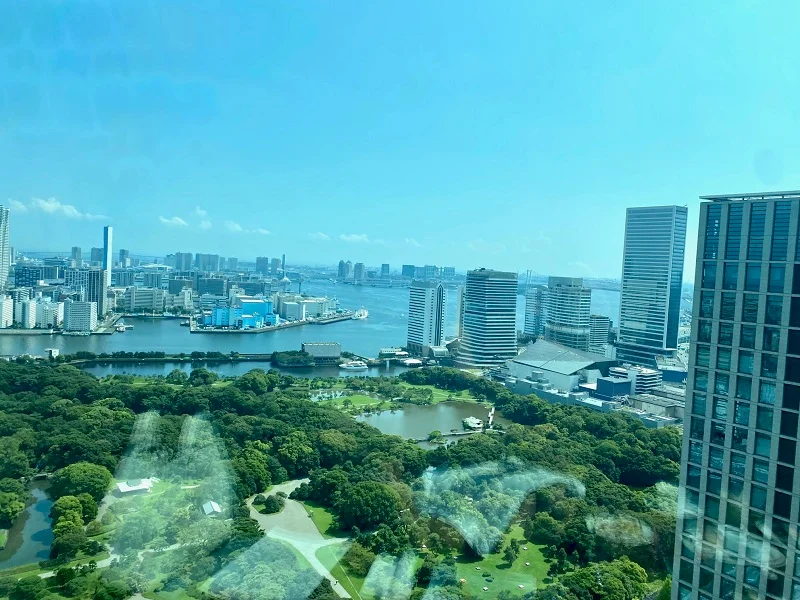 コンラッド東京28階からの眺め