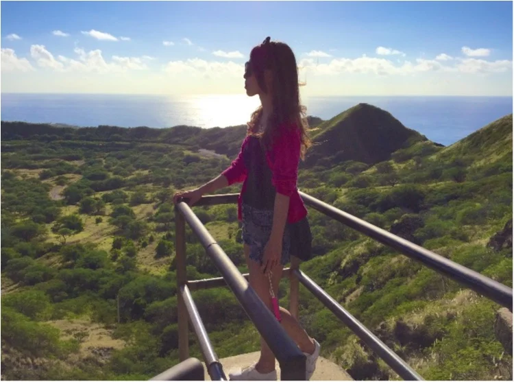 【TRIP】ハワイにきたら、やっぱり行くよね：)ダイヤモンドヘッド＠プチプラコーデハイキング