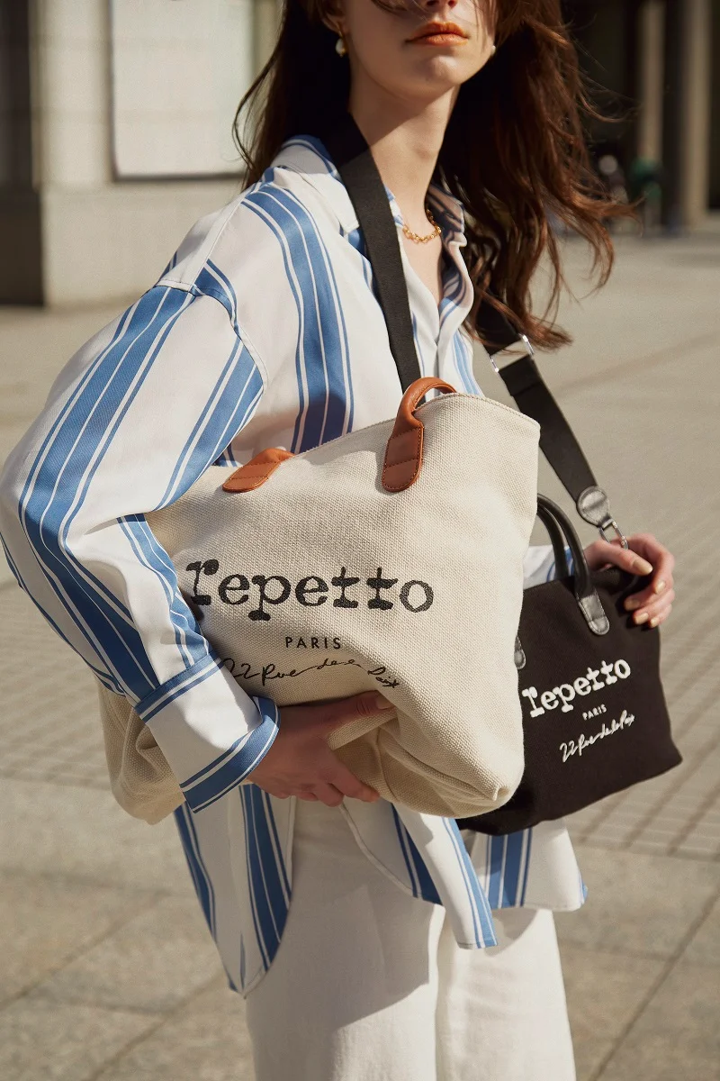 重さ…560g【新品未使用品】レペット Repetto キャンバス トート タグ付き