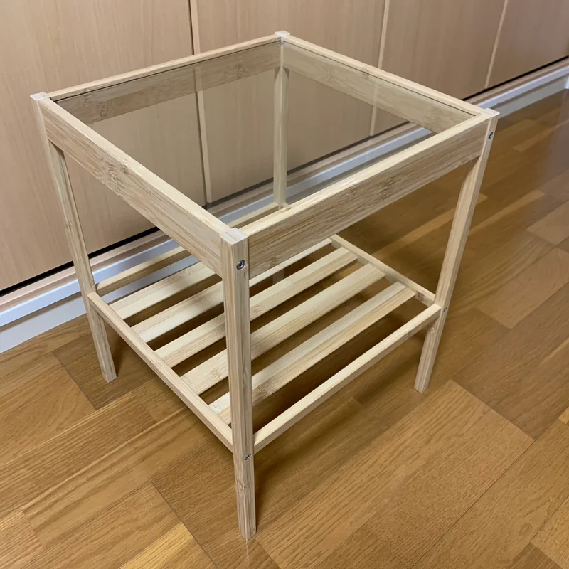 【IKEA】ヒットアイテム「ネスナ」は不器用さんでも組み立てられる！おしゃれベッドサイドテーブル