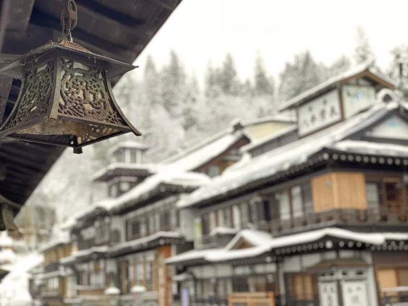 【山形県】大正ロマンに浸る！銀山温泉の雪の画像_5