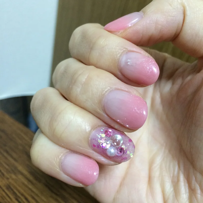 11月Nail＊「#桜貝ピンクネイル 指の画像_3