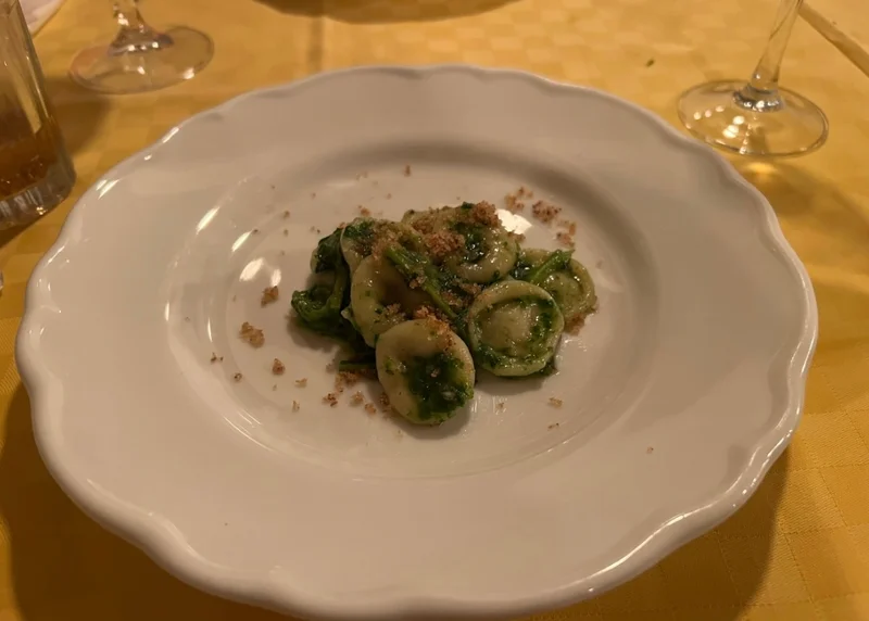 恵比寿のイタリアンのディナーメニューのパスタ