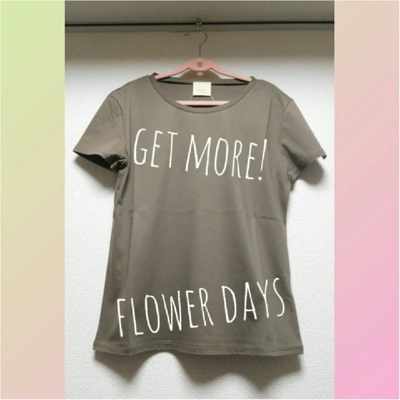 佐藤ありさちゃんデザイン♡flower daysのカーキTシャツが本当に使える！！