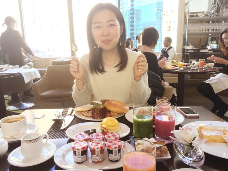 平日お休みをとっていこう！コンラッド東京の朝食ビュッフェが最高。4347円→3500円で♡