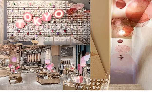 ロースタリー東京、2023桜装飾