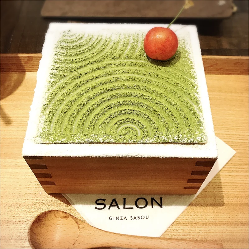 【銀座グルメ】《SALON GINZA SABOU》のフォトジェニックすぎる抹茶パフェ♡