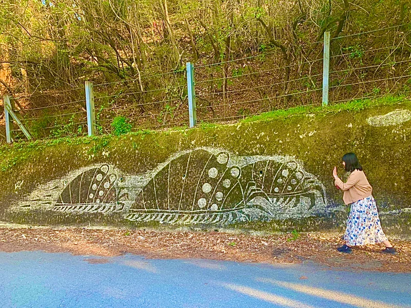 大分県ジブリの苔アート