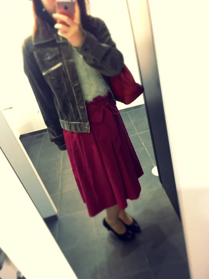 【ファッション】赤deおでかけ秋コーデの画像_2