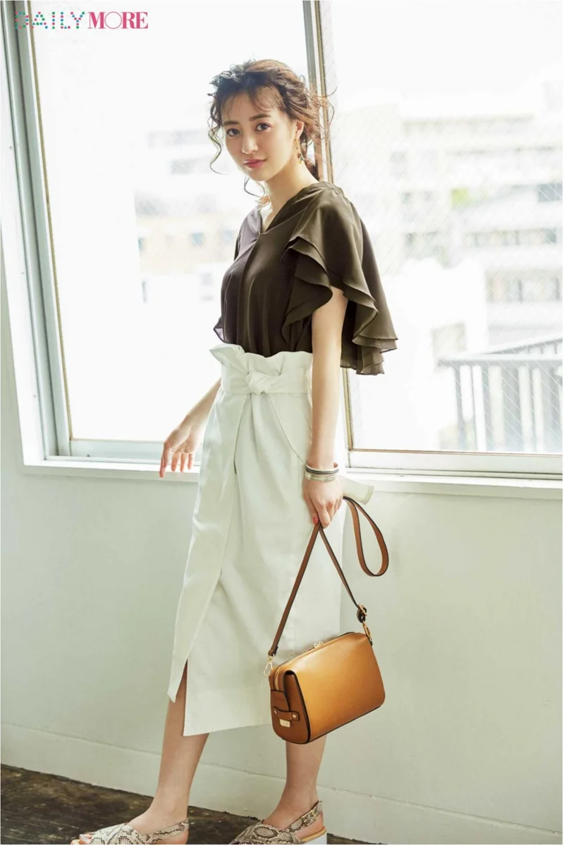 トレンド感とスタイルupを両方get 夏の ゆるふわ コーデまとめ ファッション コーディネート 代 More