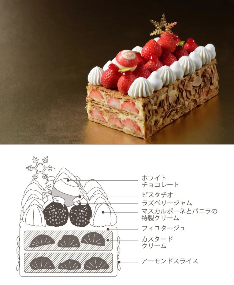 秘密の断面図を公開 横浜ベイシェラトン のクリスマスケーキ 中身はこんな感じ 12 18 月 まで予約受付中 グルメ More