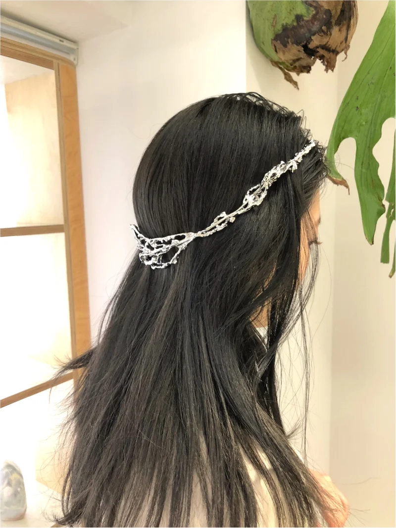 プリュイ コーラルヘアタイ 即購入可能です - ヘアアクセサリー